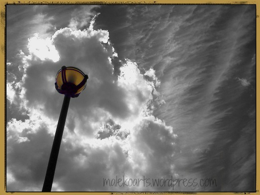 "A Light at Dusk"  Photograph         Â©Maleko 2012      (Edited using PicMonkey)
