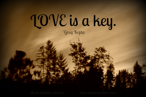 LOVE is a key