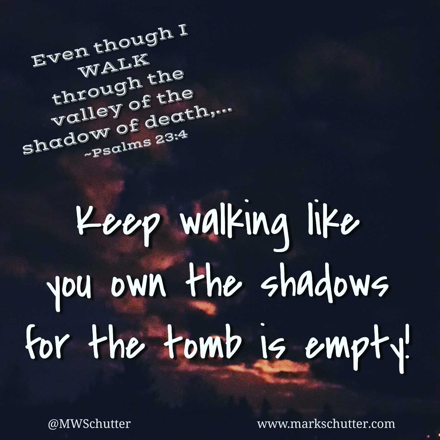 Keep walking like you own the shadows!