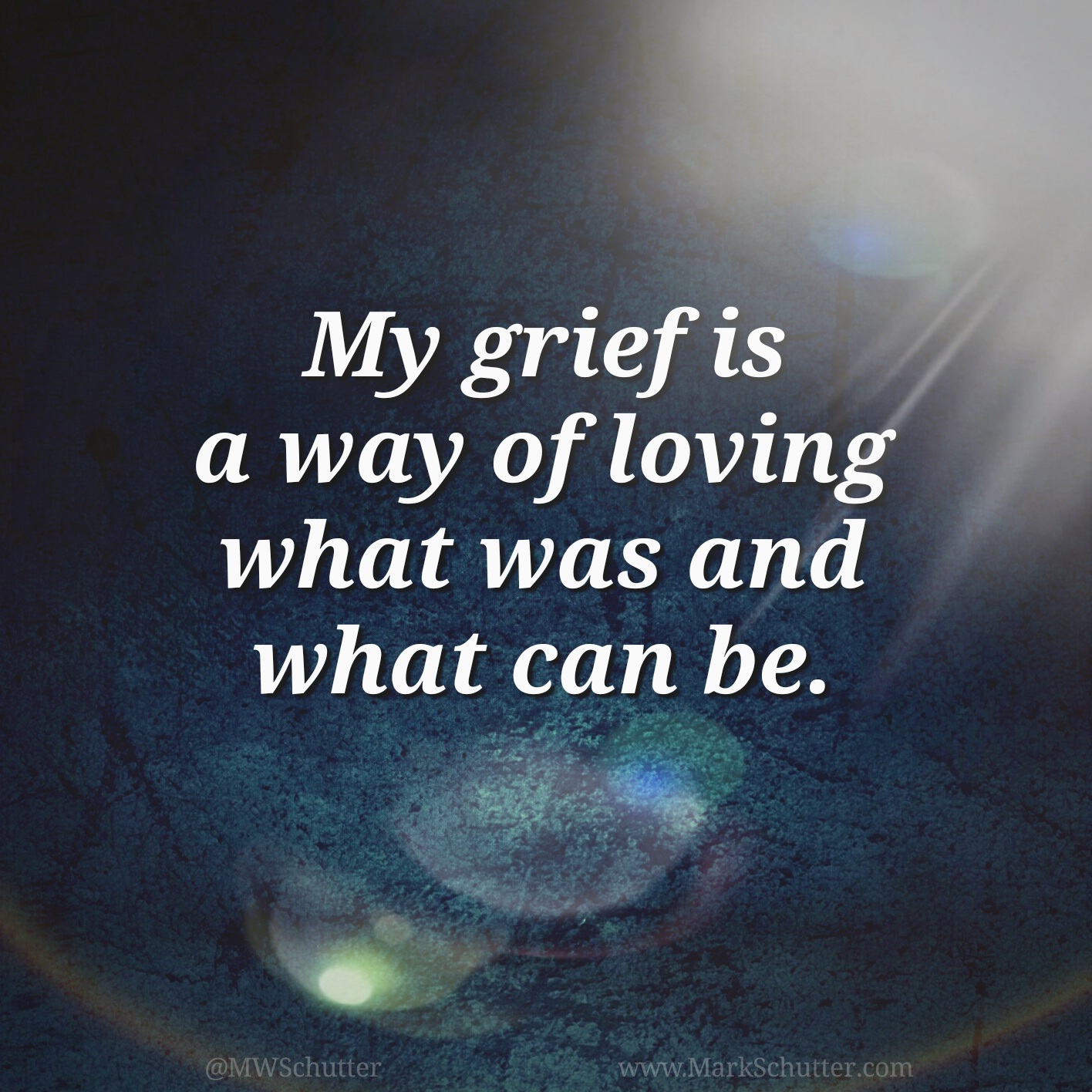 My Grief is..
