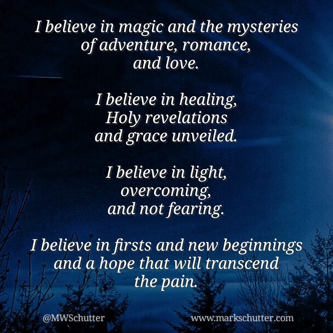 Monday Question -What do you believe in?